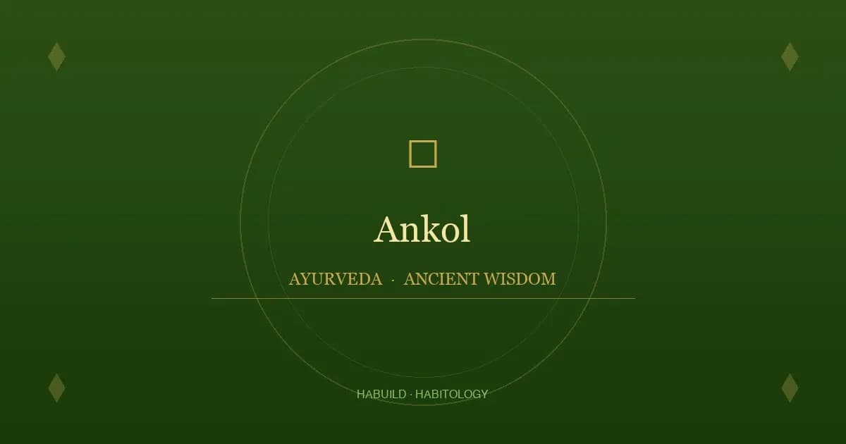 Ankol: Benefits, Uses & Ayurvedic Properties
