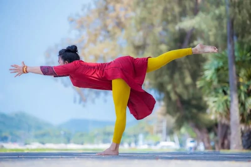 asian young healthy woman posing practice bird of 2026 03 09 02 52 25 utc