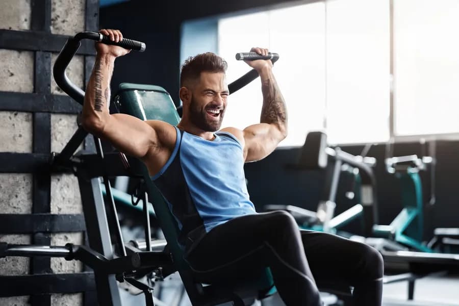 Strength training chest workout for building strength at home